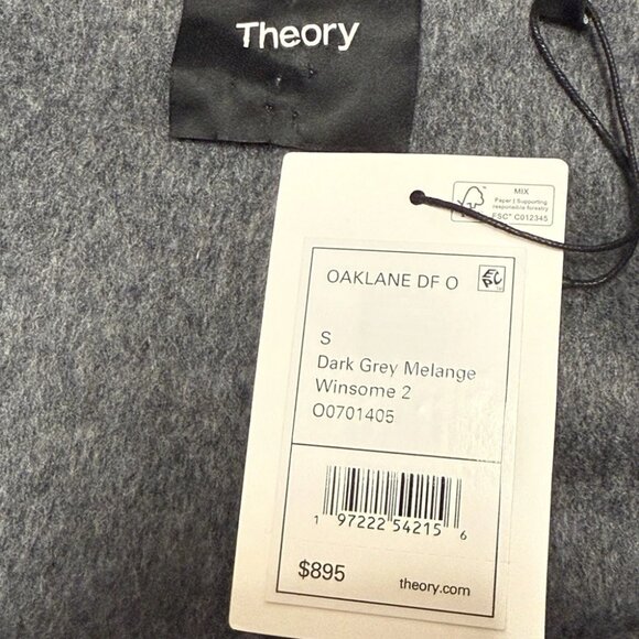 Theory 'Oaklane DF New Divid' Wool & Cashmere Coat - Picture 7 of 7